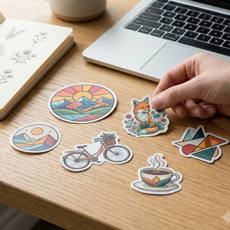 ⭐ Stickers découpés
